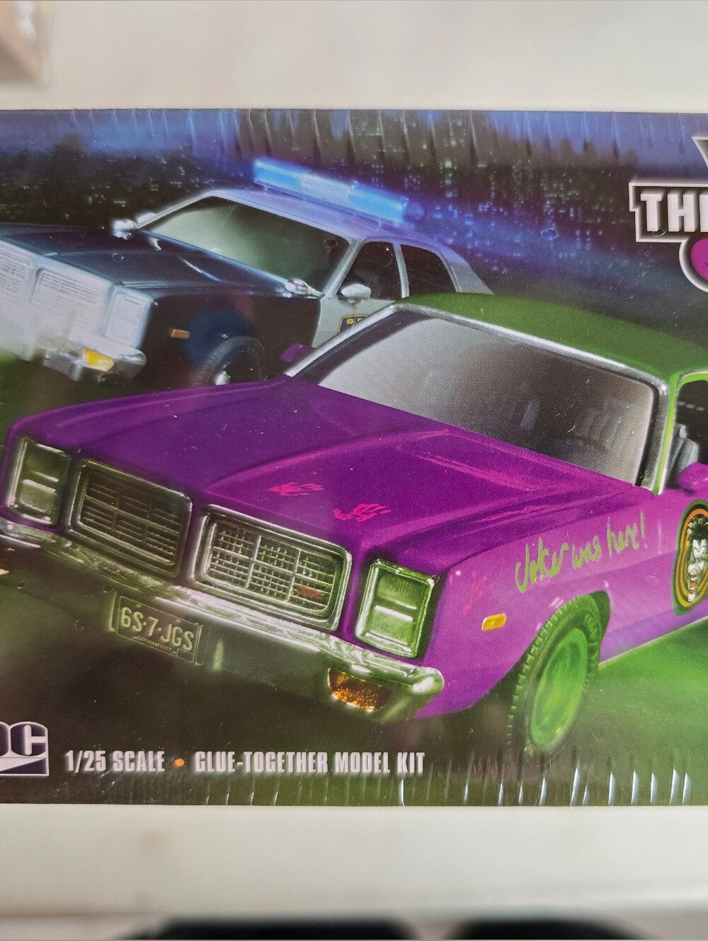 New In Box Joker Model Car Kit - Joker Mobile Or Police Car